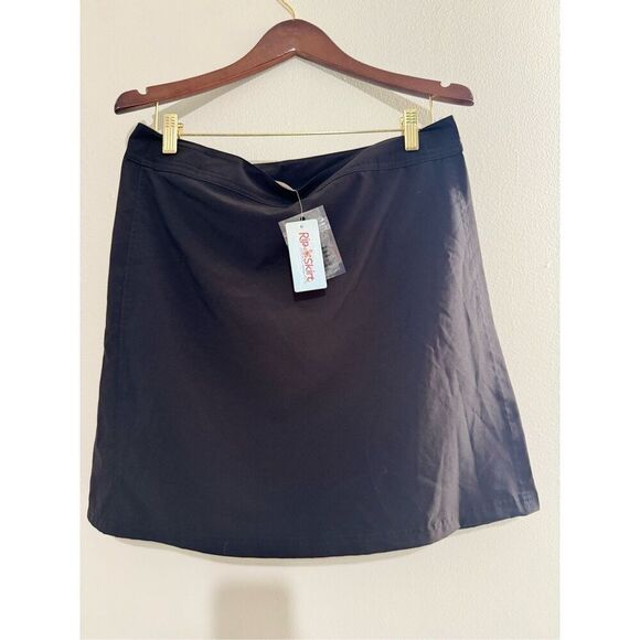 NWT RipSkirt Hawaii Wrap Skirt Women Large Black Adjustable Waist - Picture 1 of 8